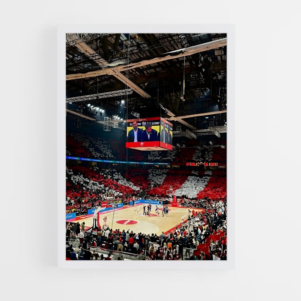 Poster Red star belgrade – affiche Basketball (vue 3)
